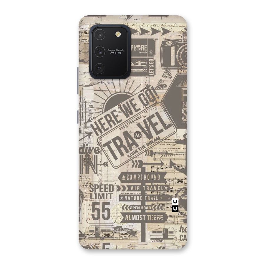 Here We Travel Back Case for Galaxy S10 Lite