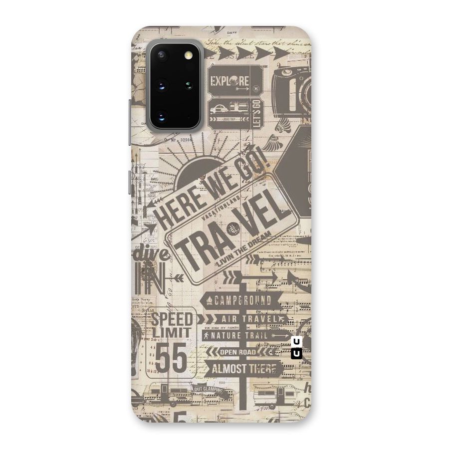 Here We Travel Back Case for Galaxy S20 Plus