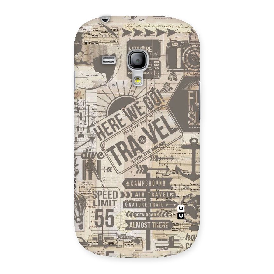 Here We Travel Back Case for Galaxy S3 Mini