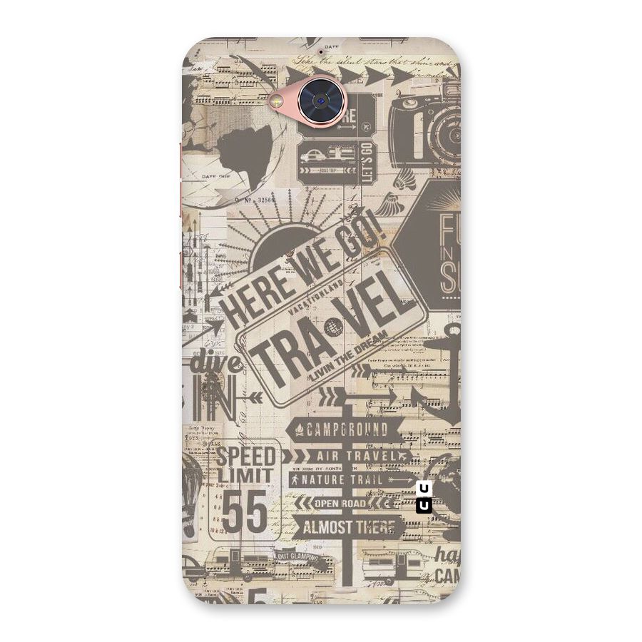 Here We Travel Back Case for Gionee S6 Pro