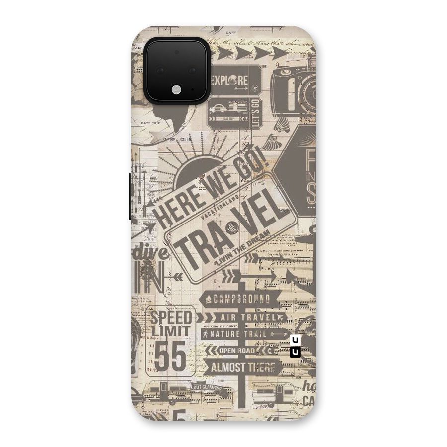 Here We Travel Back Case for Google Pixel 4 XL