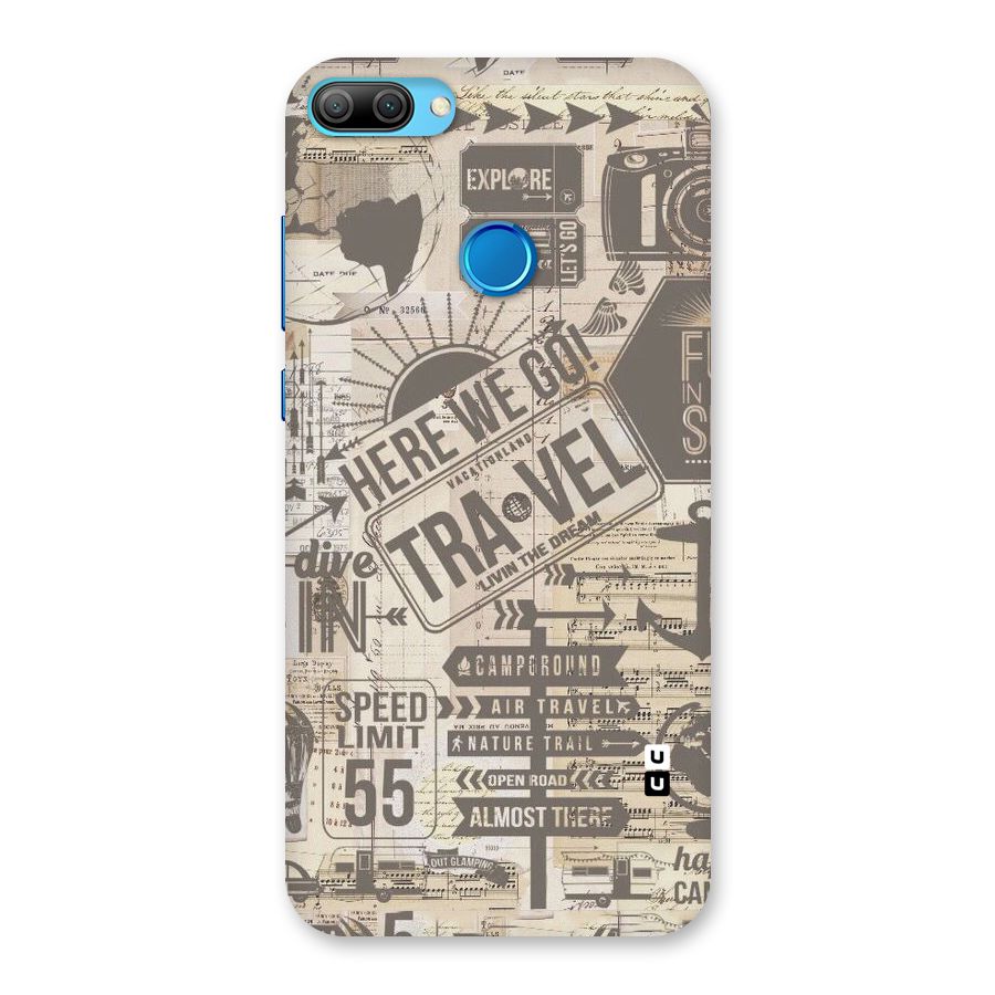 Here We Travel Back Case for Honor 9N