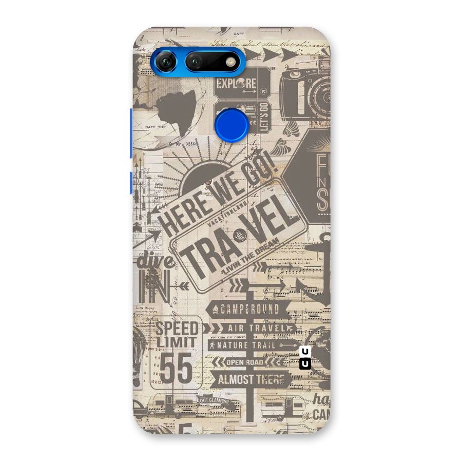 Here We Travel Back Case for Honor View 20