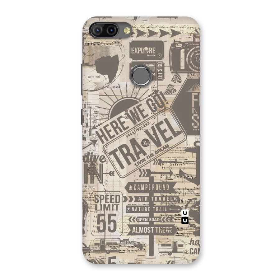 Here We Travel Back Case for Infinix Hot 6 Pro