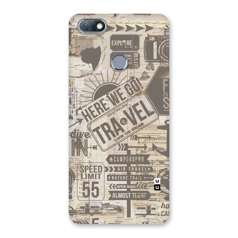 Here We Travel Back Case for Infinix Note 5