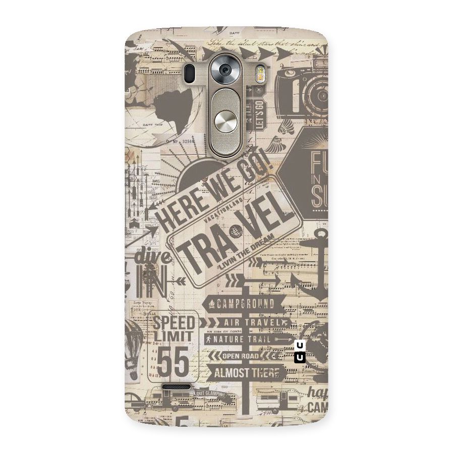 Here We Travel Back Case for LG G3