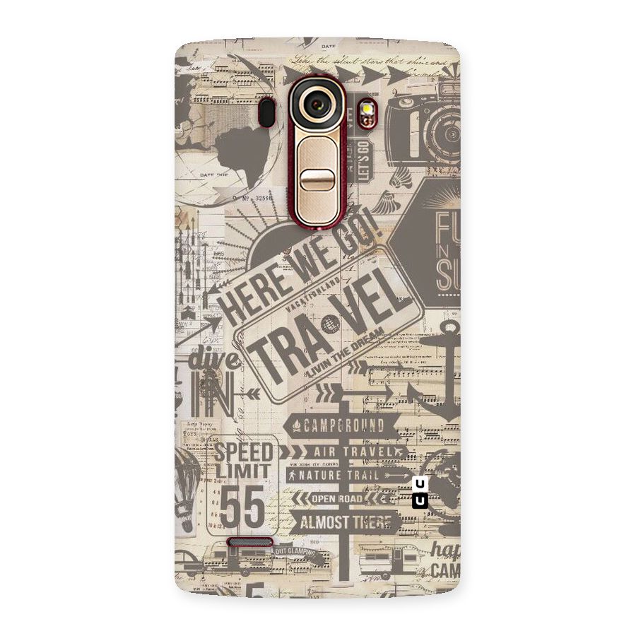 Here We Travel Back Case for LG G4