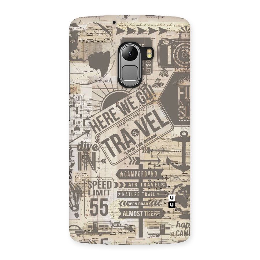 Here We Travel Back Case for Lenovo K4 Note