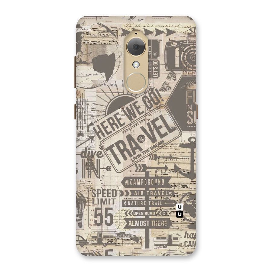 Here We Travel Back Case for Lenovo K8