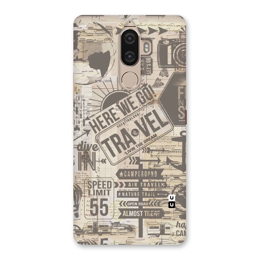 Here We Travel Back Case for Lenovo K8 Note