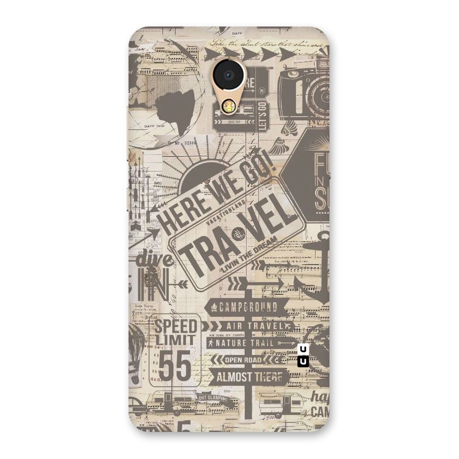 Here We Travel Back Case for Lenovo P2
