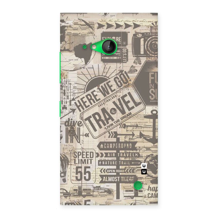 Here We Travel Back Case for Lumia 730