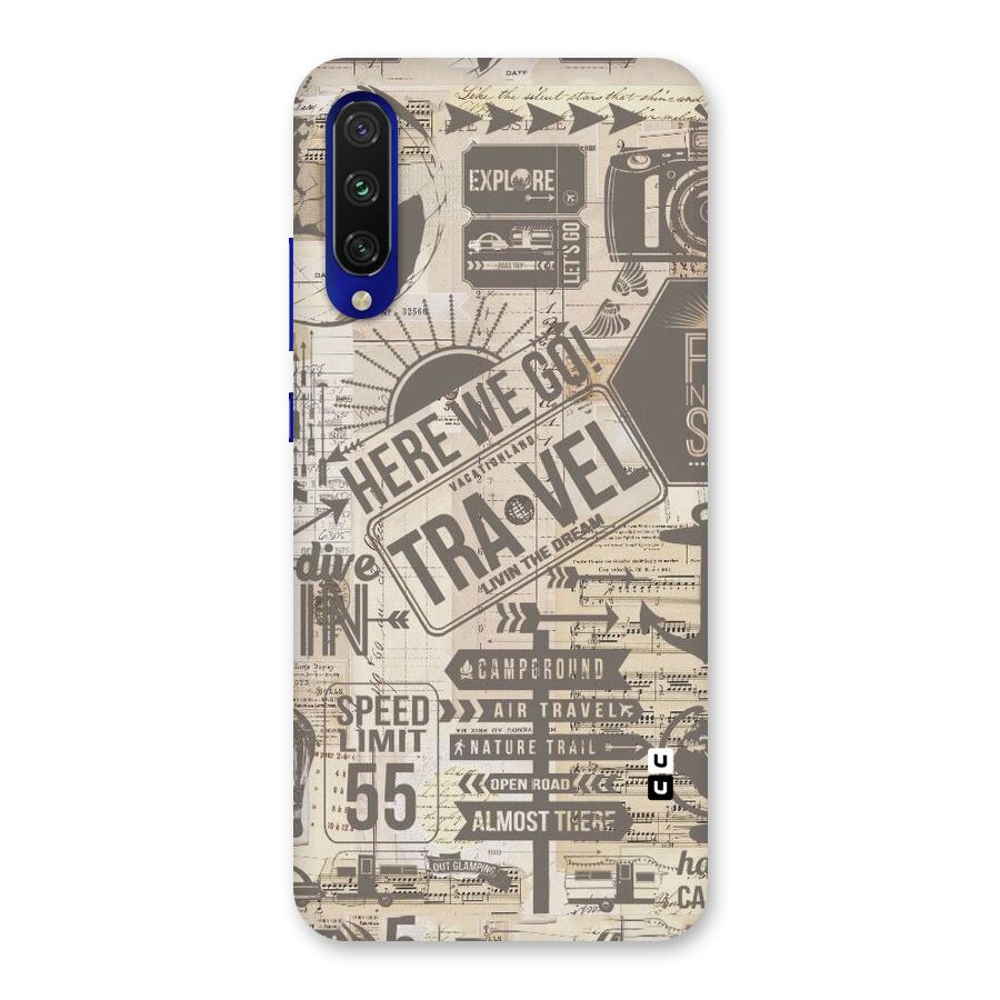 Here We Travel Back Case for Mi A3