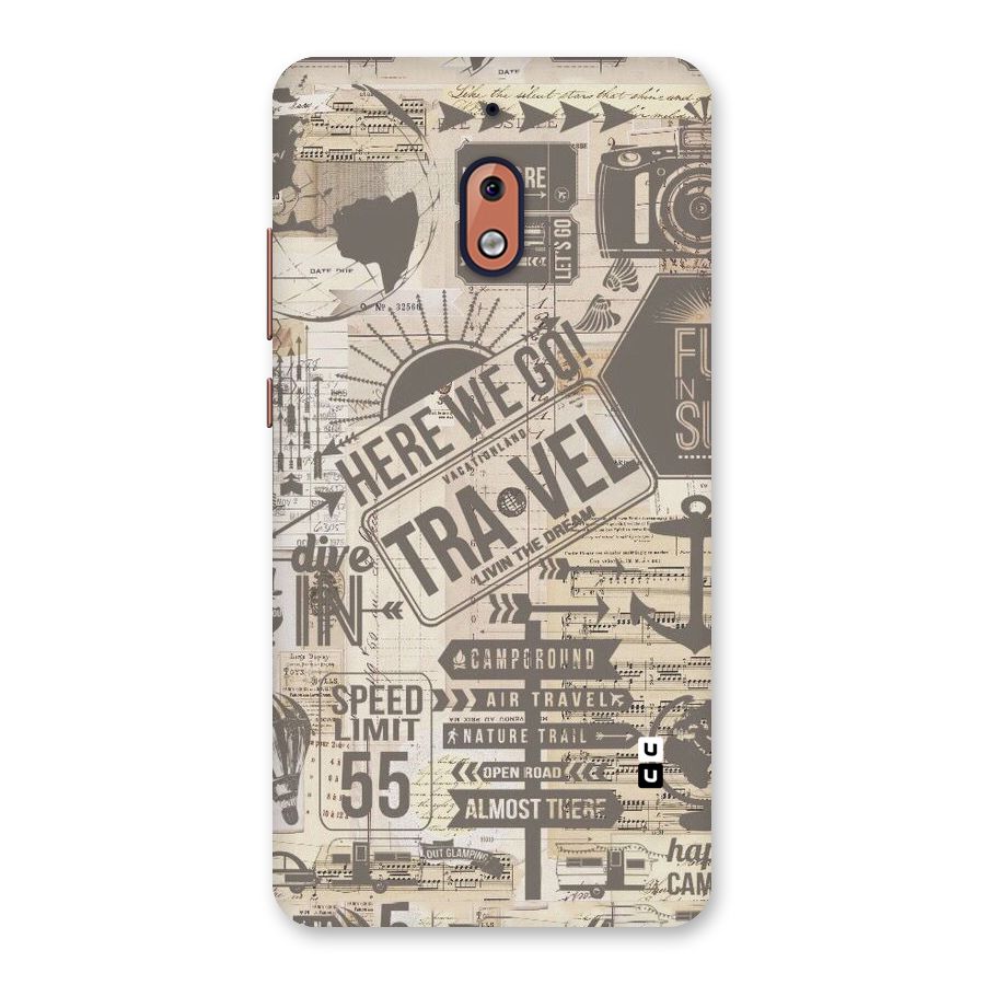 Here We Travel Back Case for Nokia 2.1