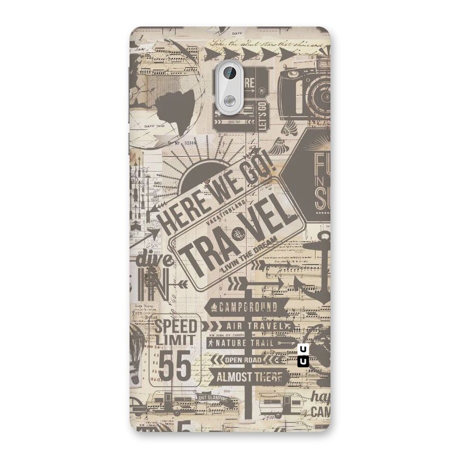 Here We Travel Back Case for Nokia 3