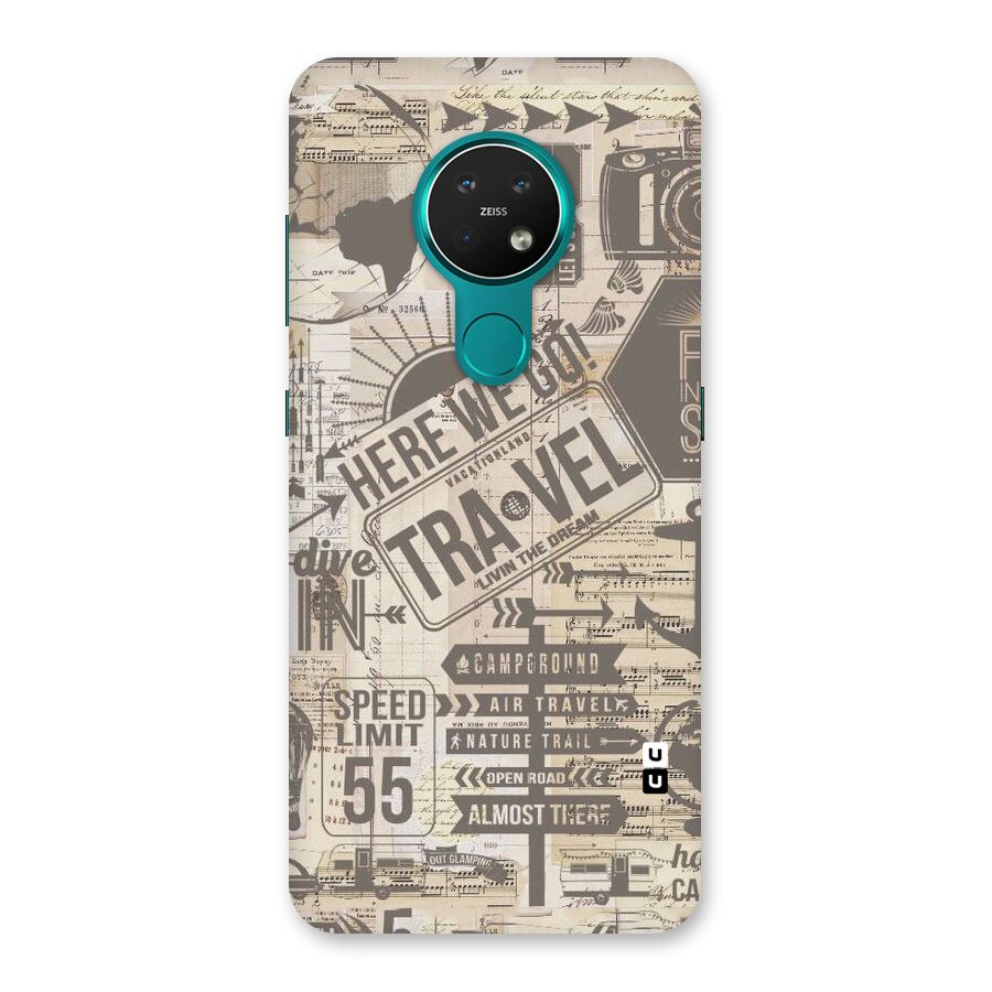 Here We Travel Back Case for Nokia 7.2