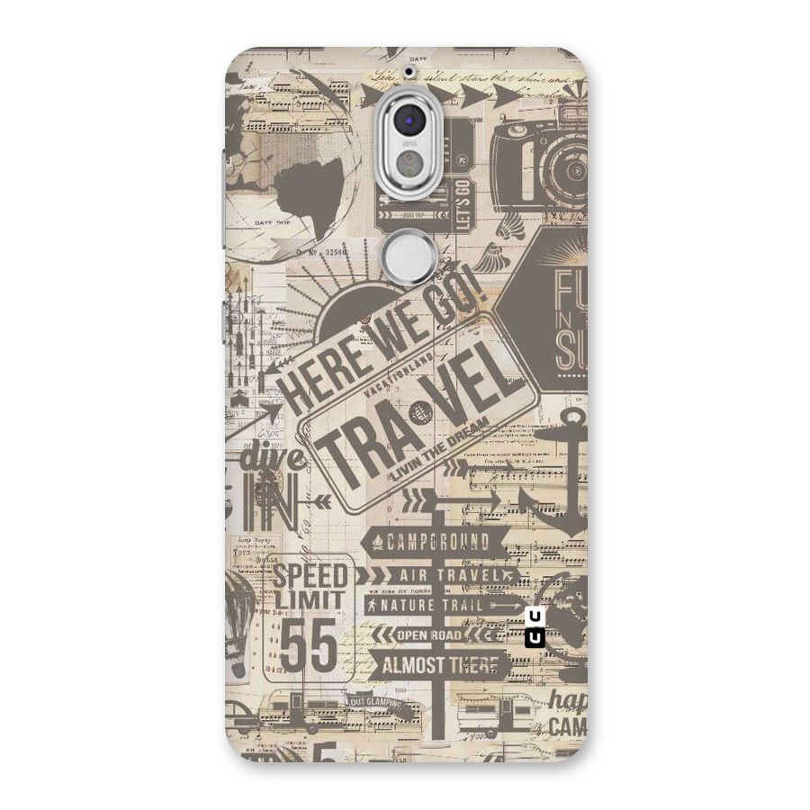 Here We Travel Back Case for Nokia 7