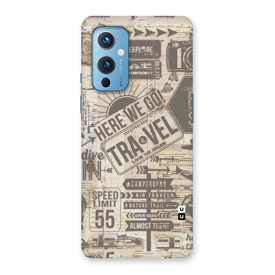 Here We Travel Back Case for OnePlus 9