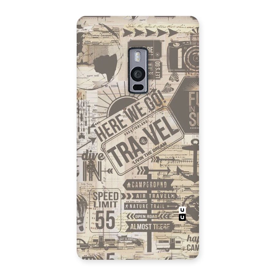 Here We Travel Back Case for OnePlus Two