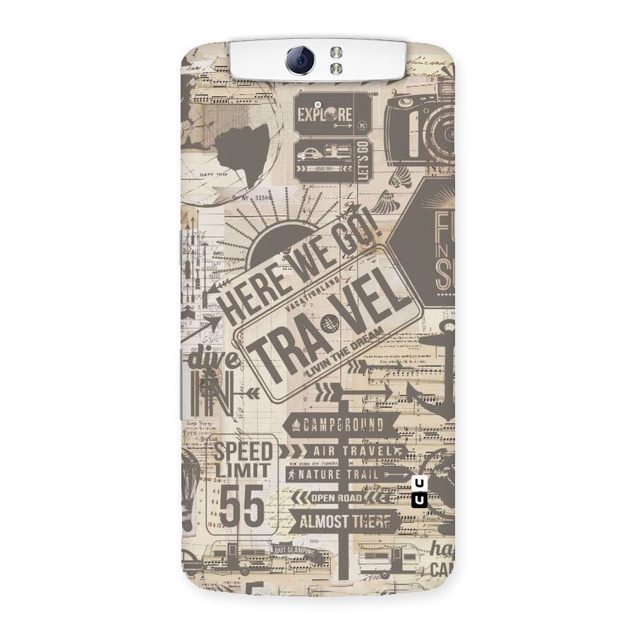 Here We Travel Back Case for Oppo N1