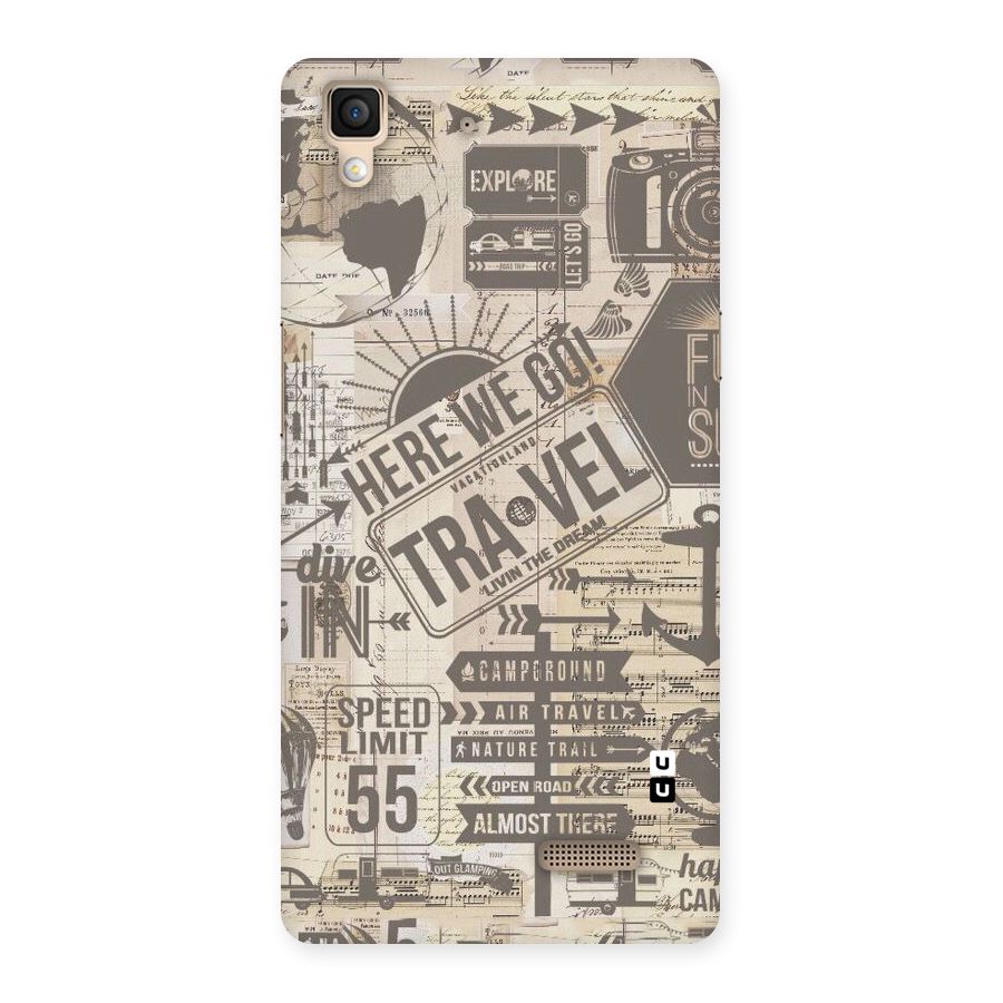 Here We Travel Back Case for Oppo R7