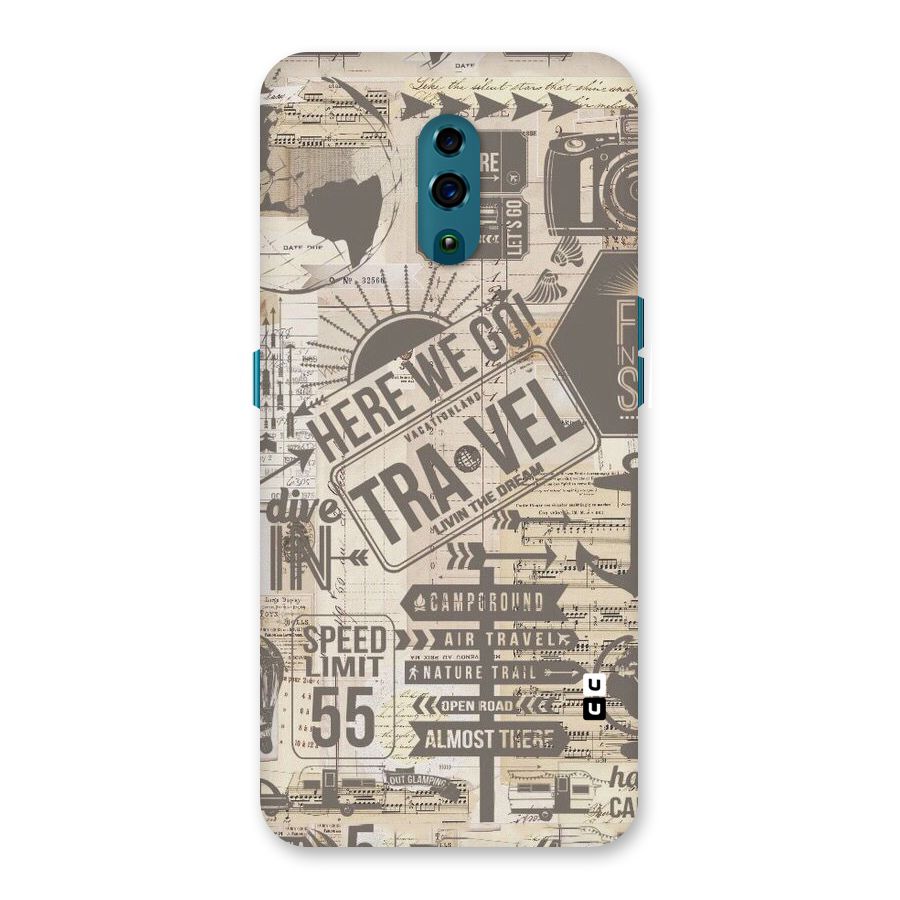 Here We Travel Back Case for Oppo Reno