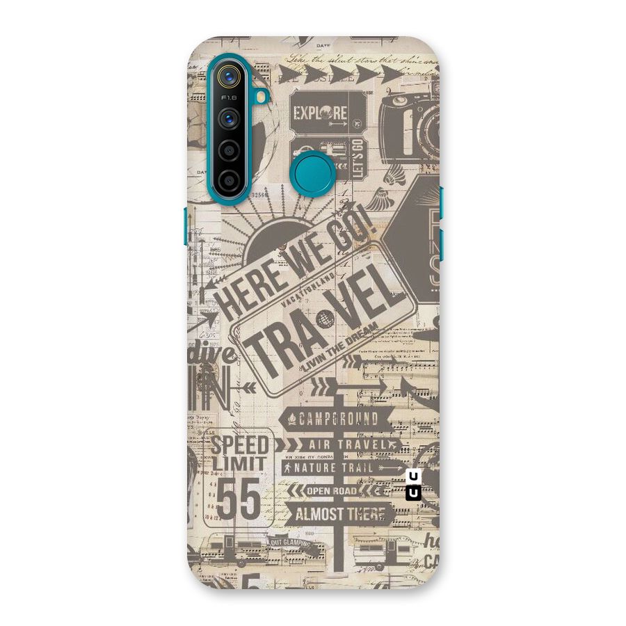 Here We Travel Back Case for Realme 5i