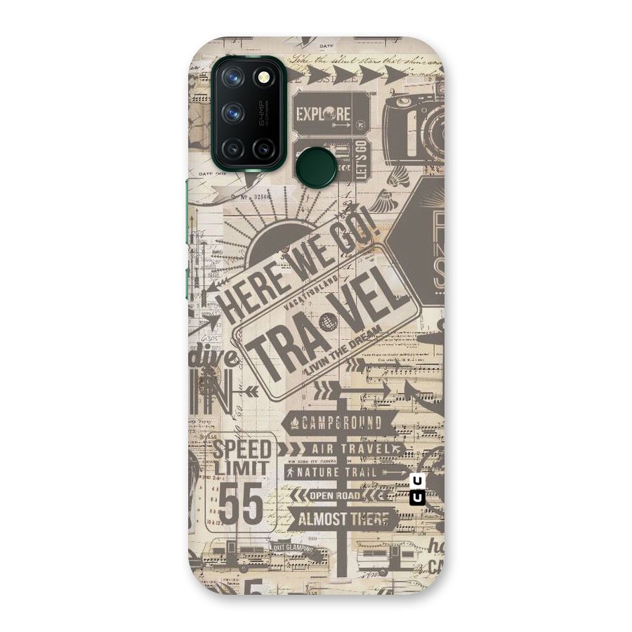 Here We Travel Back Case for Realme 7i