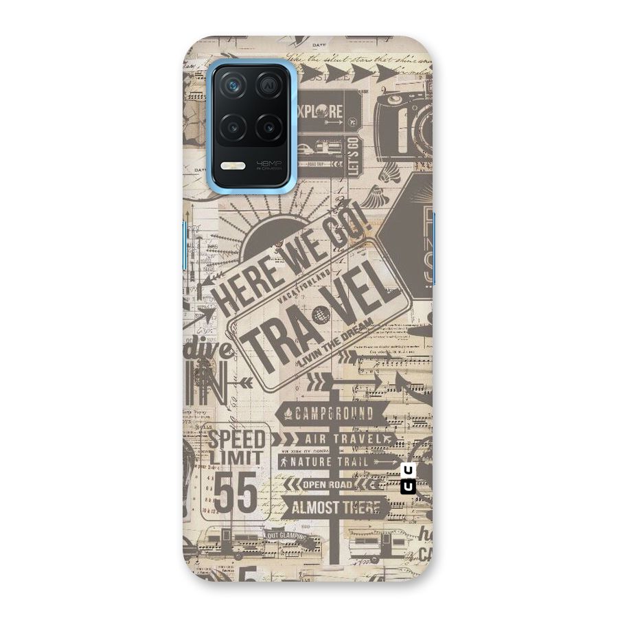 Here We Travel Back Case for Realme 8 5G