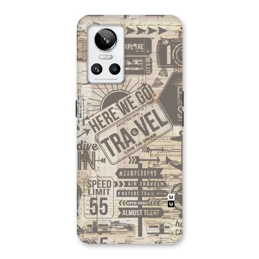 Here We Travel Back Case for Realme GT Neo 3