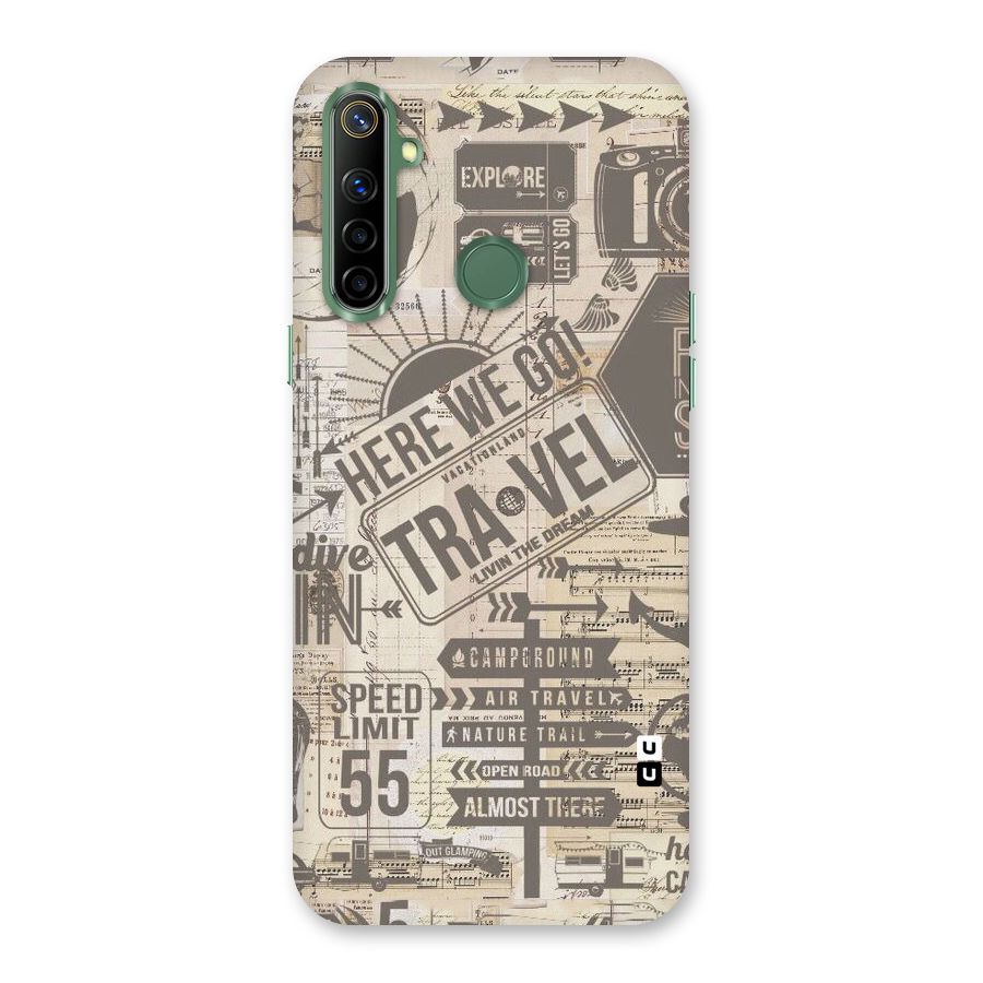 Here We Travel Back Case for Realme Narzo 10