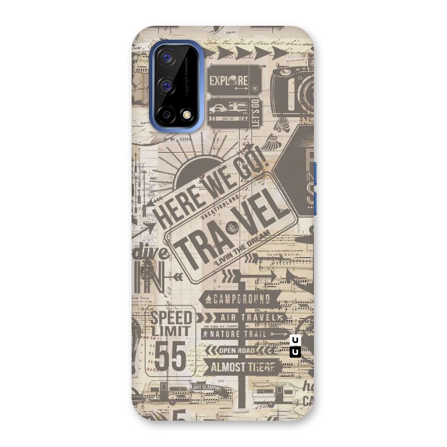 Here We Travel Back Case for Realme Narzo 30 Pro