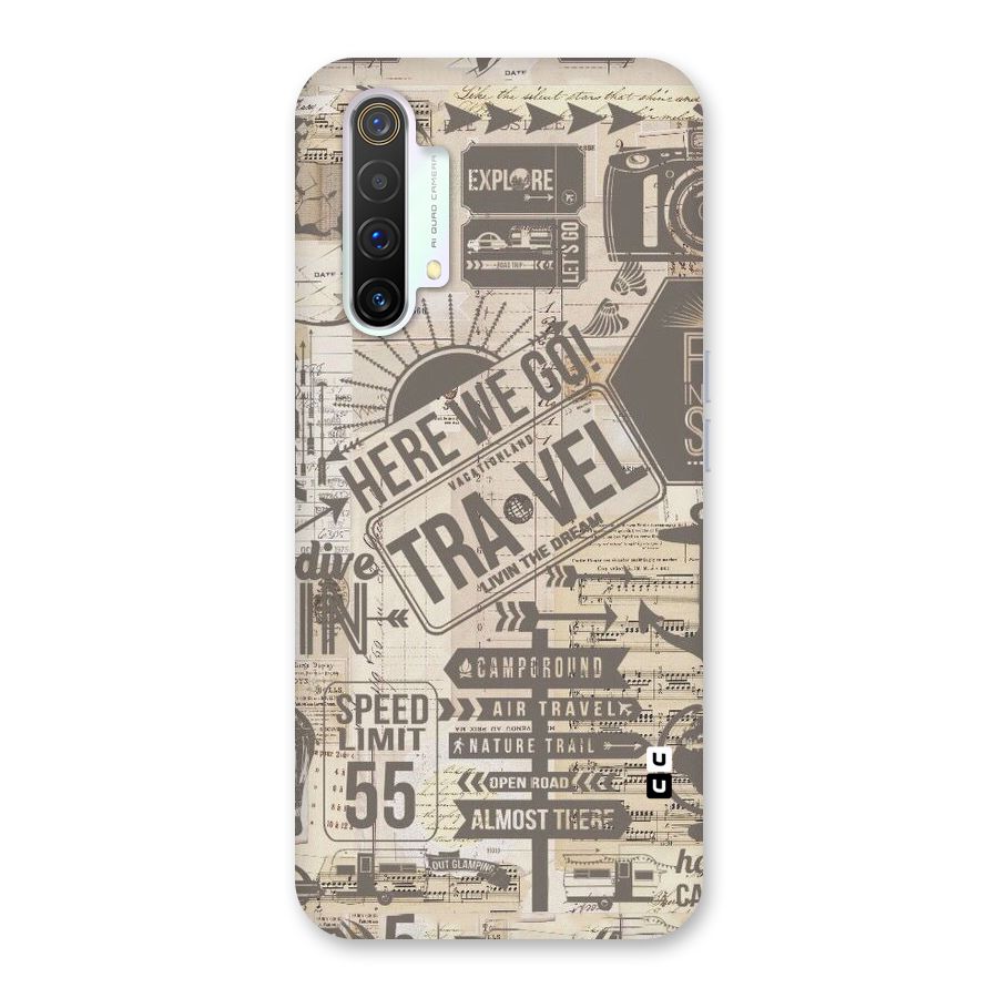 Here We Travel Back Case for Realme X3