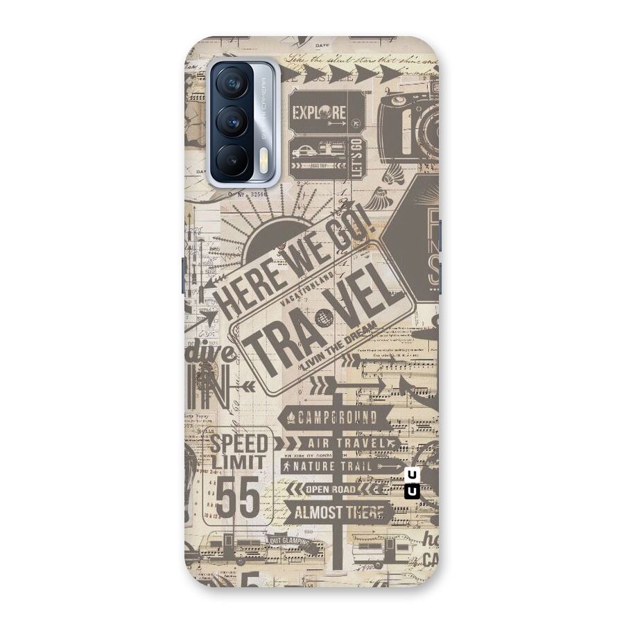 Here We Travel Back Case for Realme X7