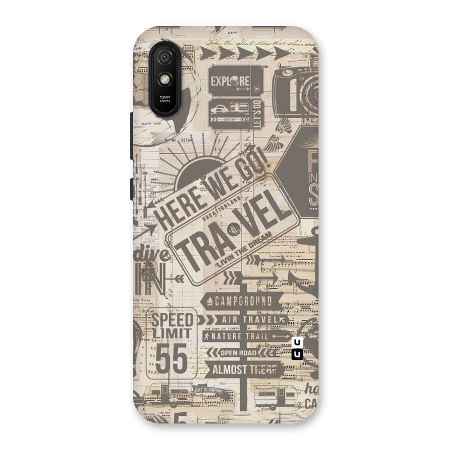 Here We Travel Back Case for Redmi 9A