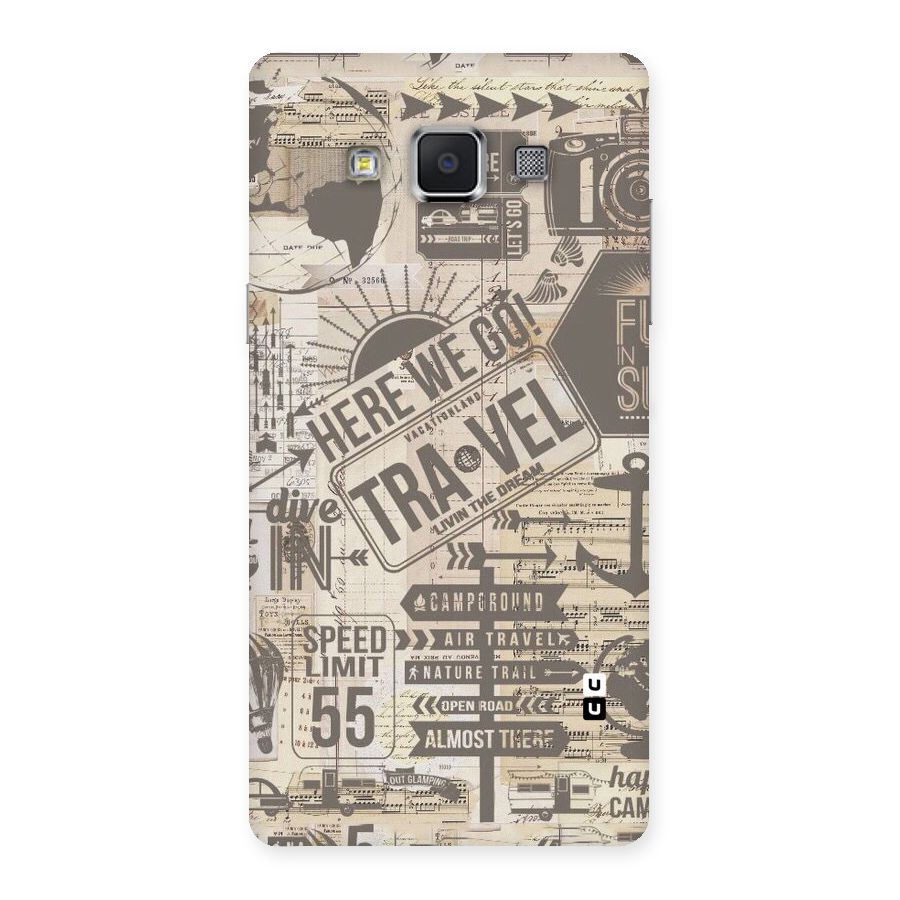 Here We Travel Back Case for Samsung Galaxy A5