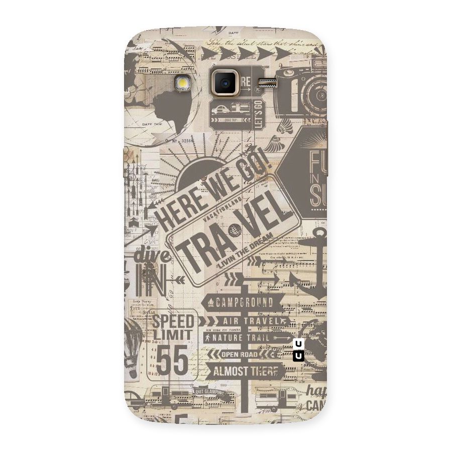 Here We Travel Back Case for Samsung Galaxy Grand 2