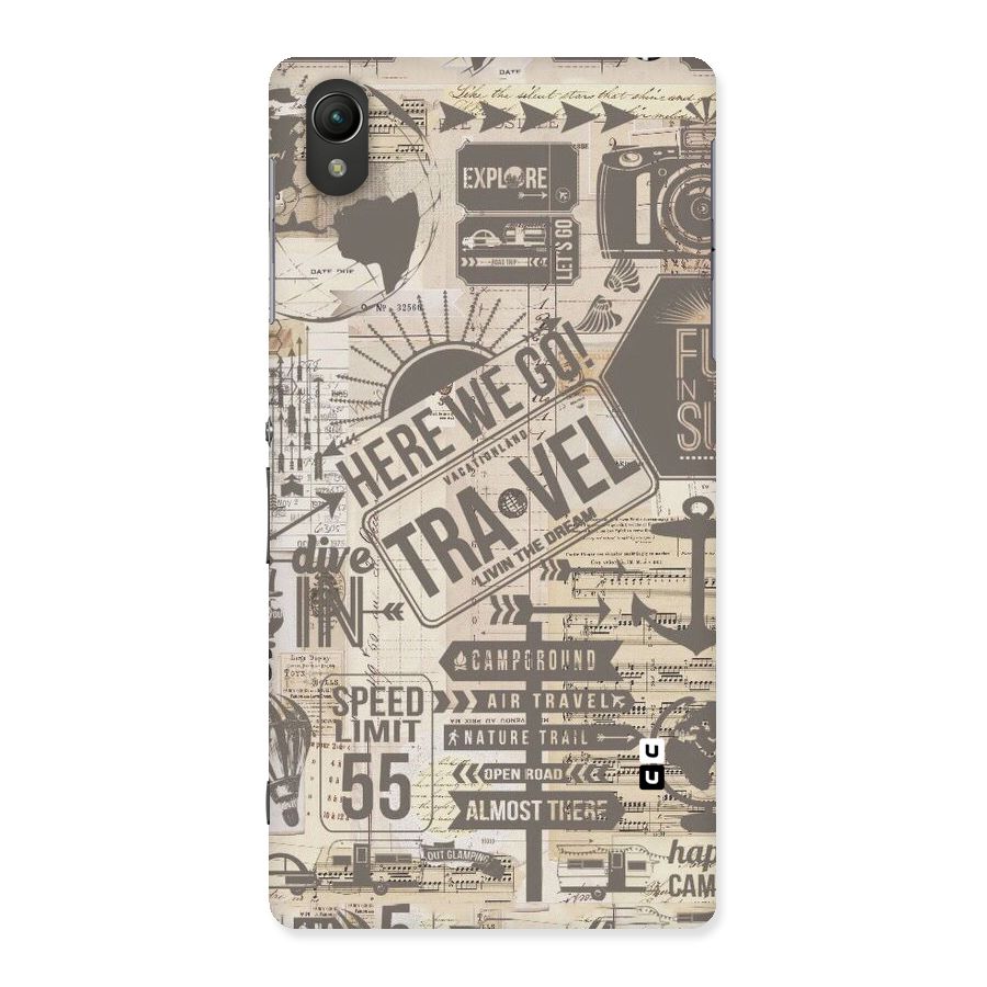 Here We Travel Back Case for Sony Xperia Z2