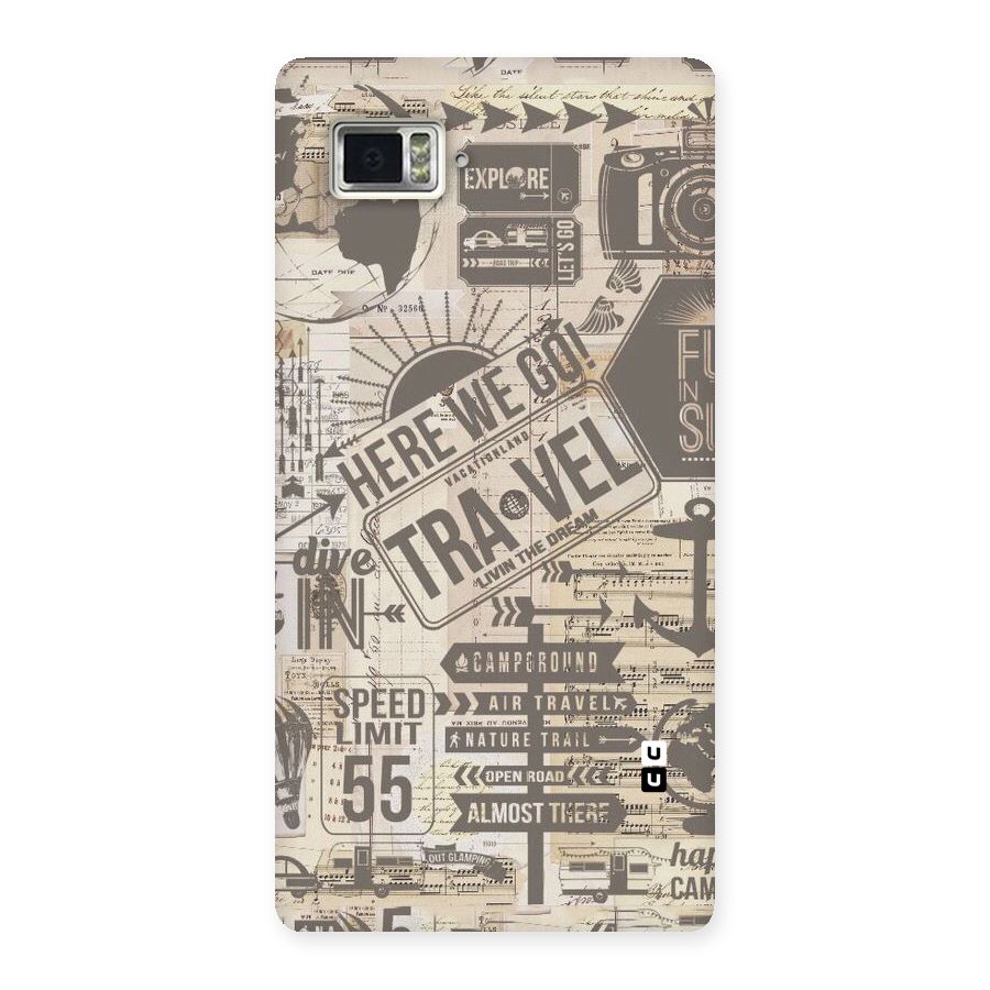 Here We Travel Back Case for Vibe Z2 Pro K920