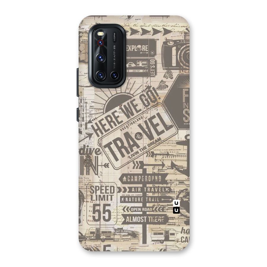 Here We Travel Back Case for Vivo V19