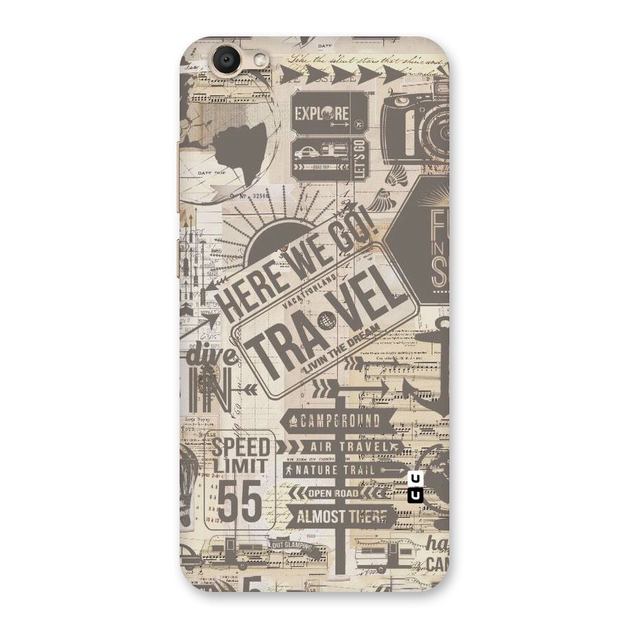 Here We Travel Back Case for Vivo V5
