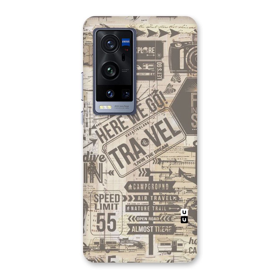Here We Travel Back Case for Vivo X60 Pro Plus
