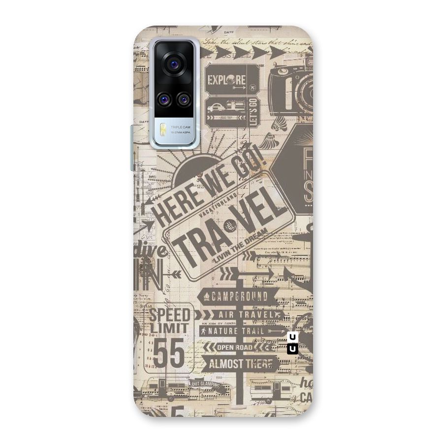 Here We Travel Back Case for Vivo Y31