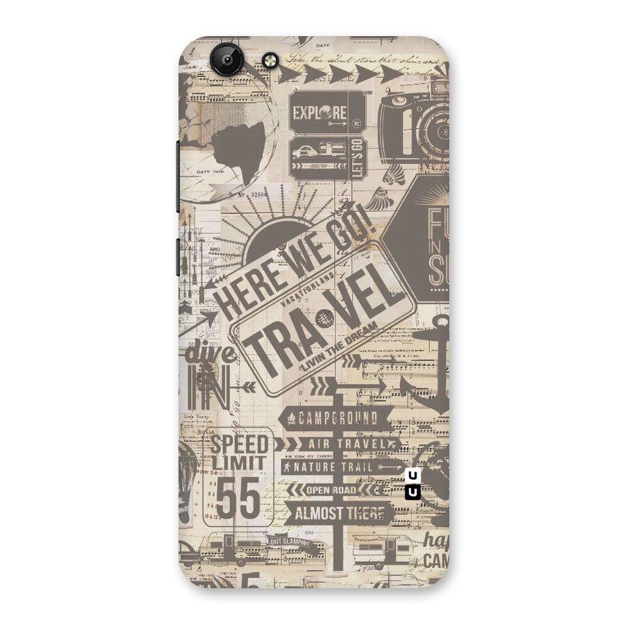 Here We Travel Back Case for Vivo Y69
