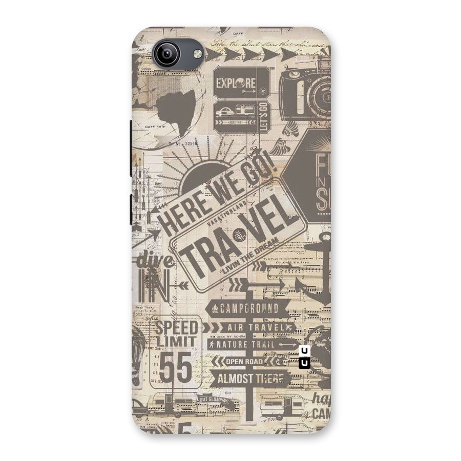 Here We Travel Back Case for Vivo Y81i