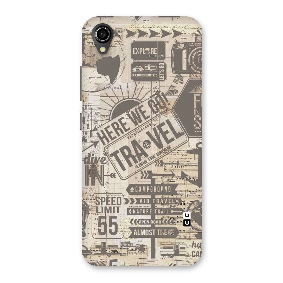 Here We Travel Back Case for Vivo Y90