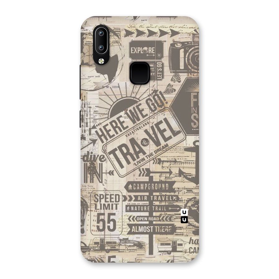 Here We Travel Back Case for Vivo Y93
