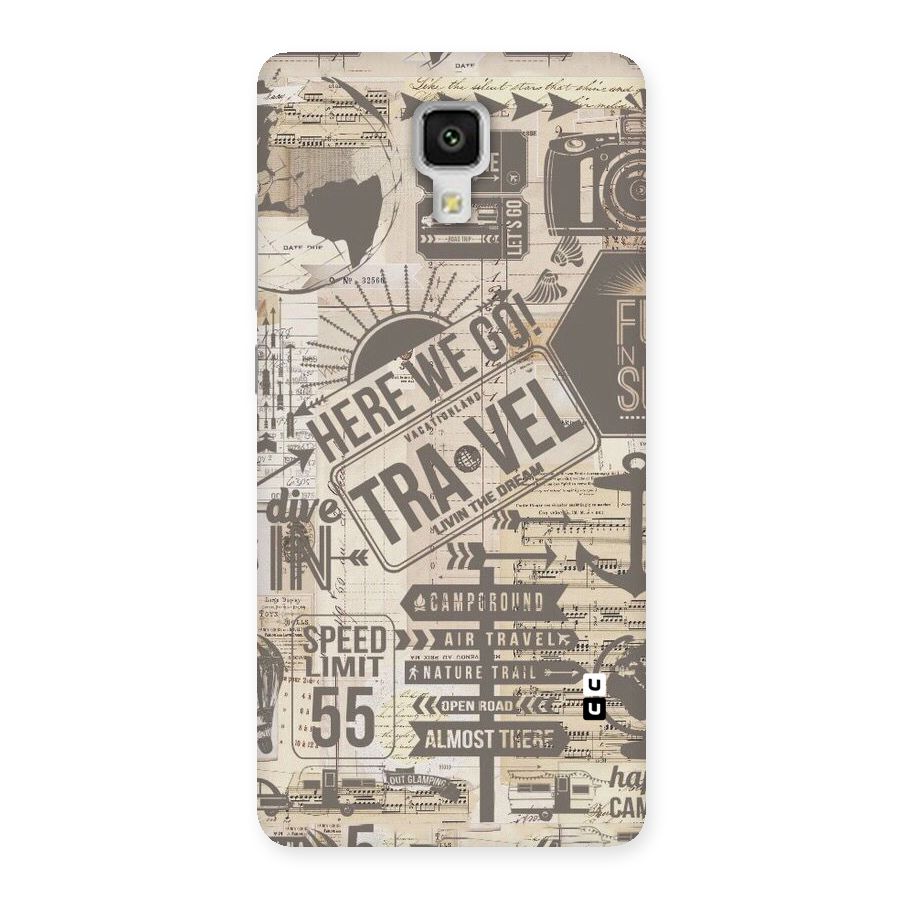 Here We Travel Back Case for Xiaomi Mi 4