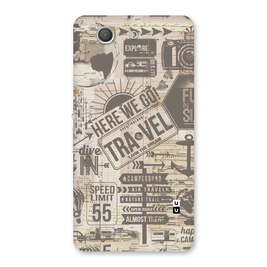 Here We Travel Back Case for Xperia Z3 Compact