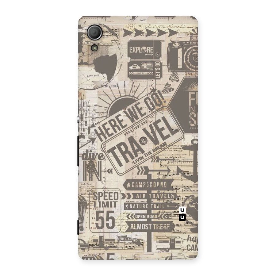 Here We Travel Back Case for Xperia Z4